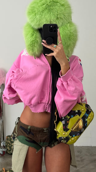 VINTAGE CAMO MINI SHORTS