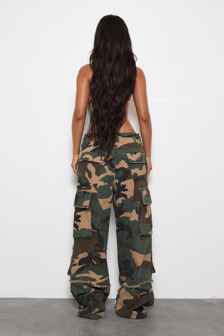 CAMO CARGO PANTS