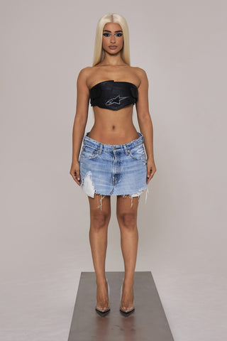 CUT OUT MINI SKIRT