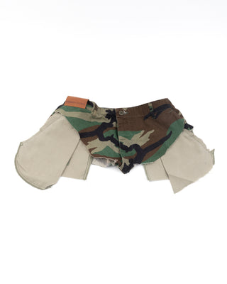 VINTAGE CAMO MINI SHORTS