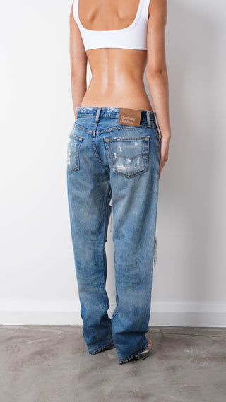 DESTROYED JEANS W32 L32