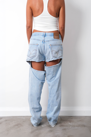 RIPPED JEANS W33 L33