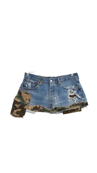 CAMO MINI SKIRT W32