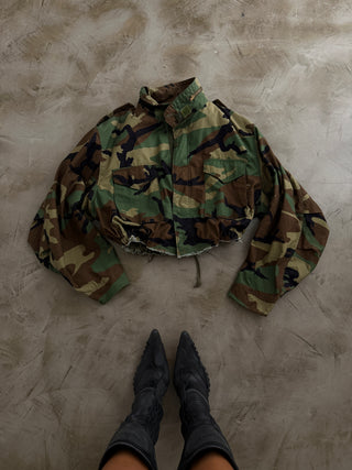 Vintage Military Camo Jacket