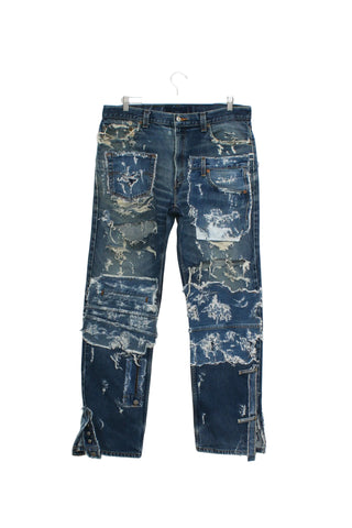 "PATCHWORK" Jeans W37 L34