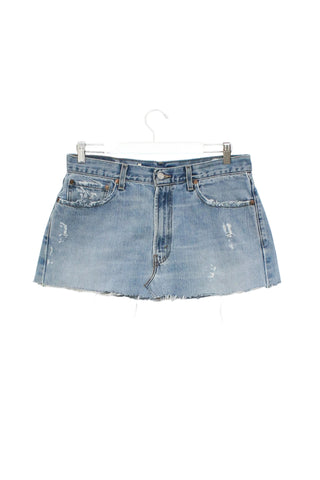 Vintage Denim Mini Skirt W34