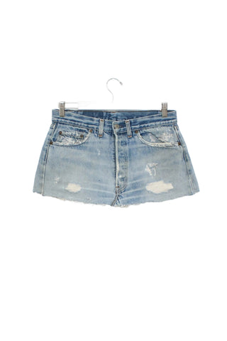 Vintage Denim Mini Skirt W32