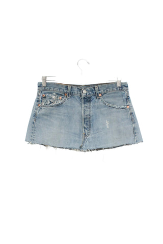 Vintage Denim Mini Skirt W32