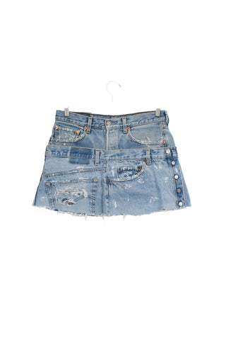 Vintage Re-worked "DOUBLE UP" Skirt W31