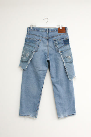 Vintage Re-Worked Overlay Jeans W36 L29