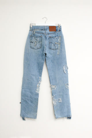 Vintage Patchwork Jeans W30 L34