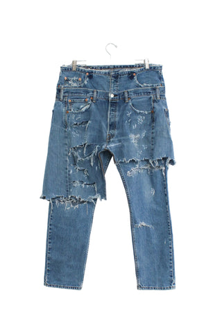 Vintage Re-Worked Overlay Jeans W33 L32