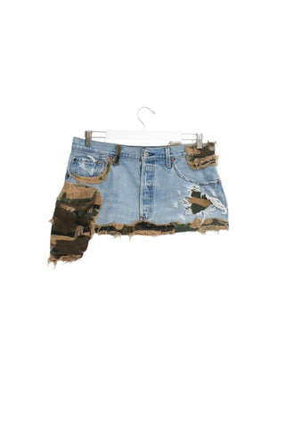 "CAMO PATCHWORK" Skirt W34
