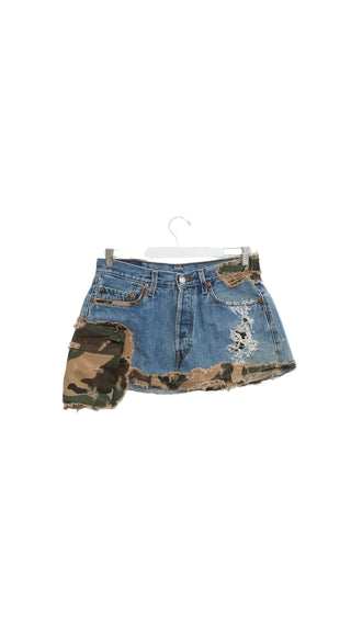 CAMO MINI SKIRT W32