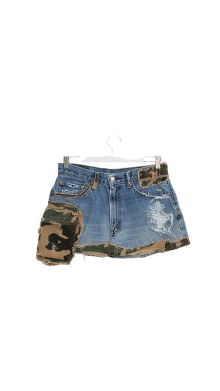 CAMO MINI SKIRT W32