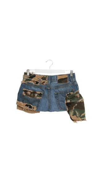 CAMO MINI SKIRT W32