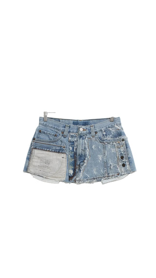 PATCHWORK MINI SKIRT W33