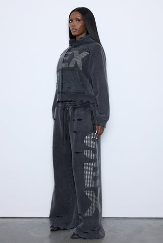 "SEX" ZIP UP JACKET